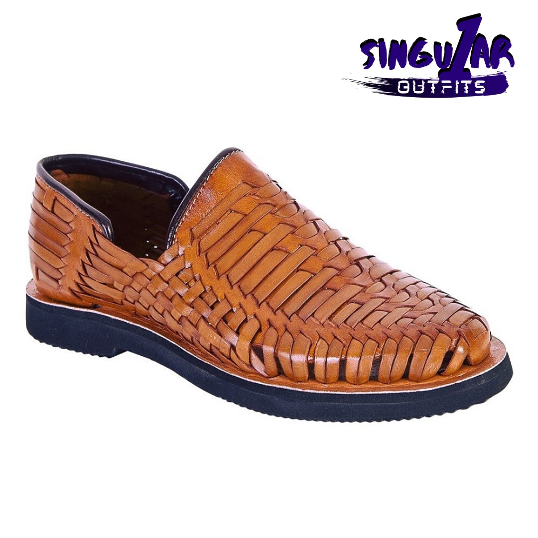 TM-31289 Zapatos Tejidos Mexicanos de hombres Huaraches mens Mexican handwoven shoes Singular Outfits