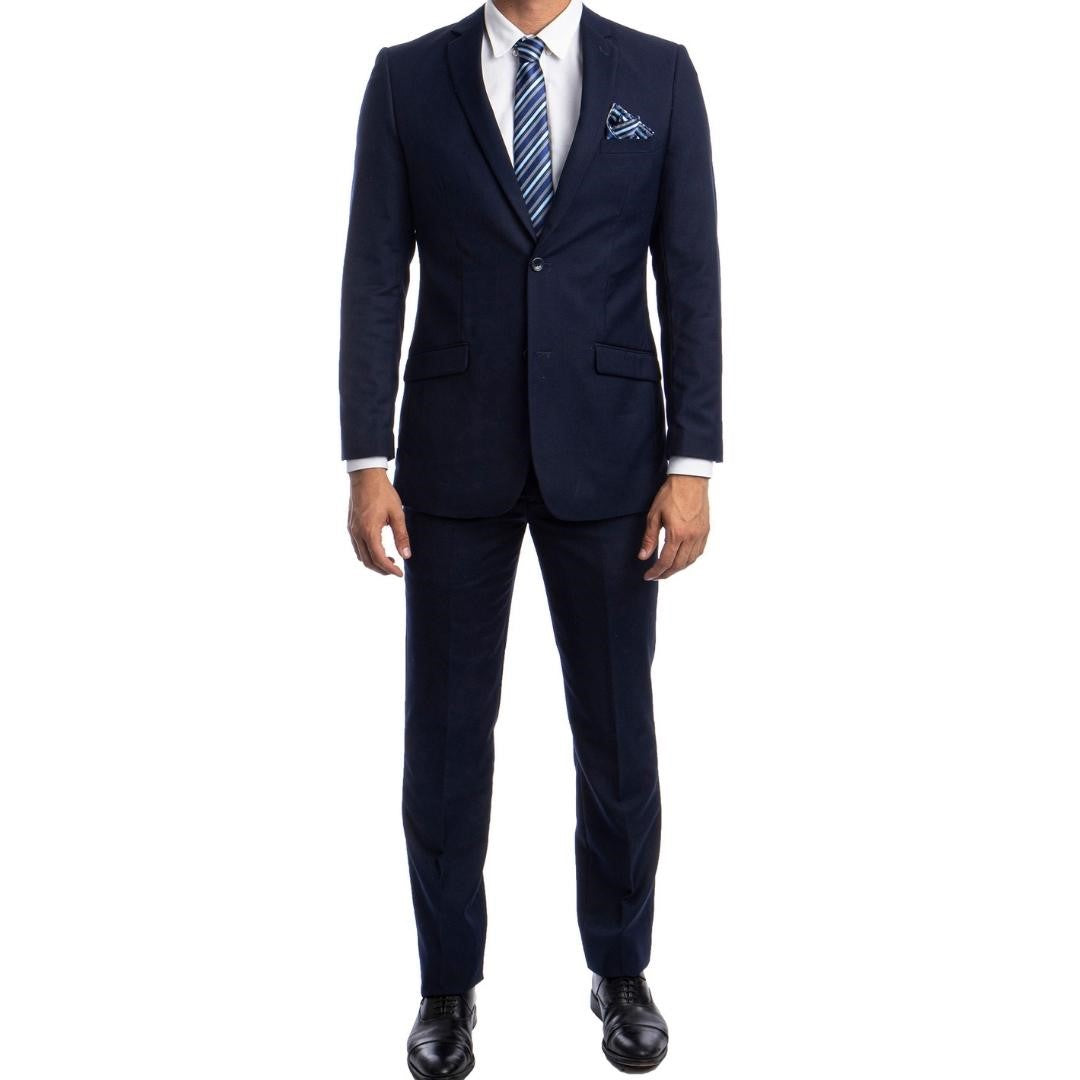 Traje Formal de Dos Piezas Corte Ajustado de Hombre Solapa de Muesca SO-M276S02 Two Piece Formal Suit Slim Fit for Men Notch Lapel