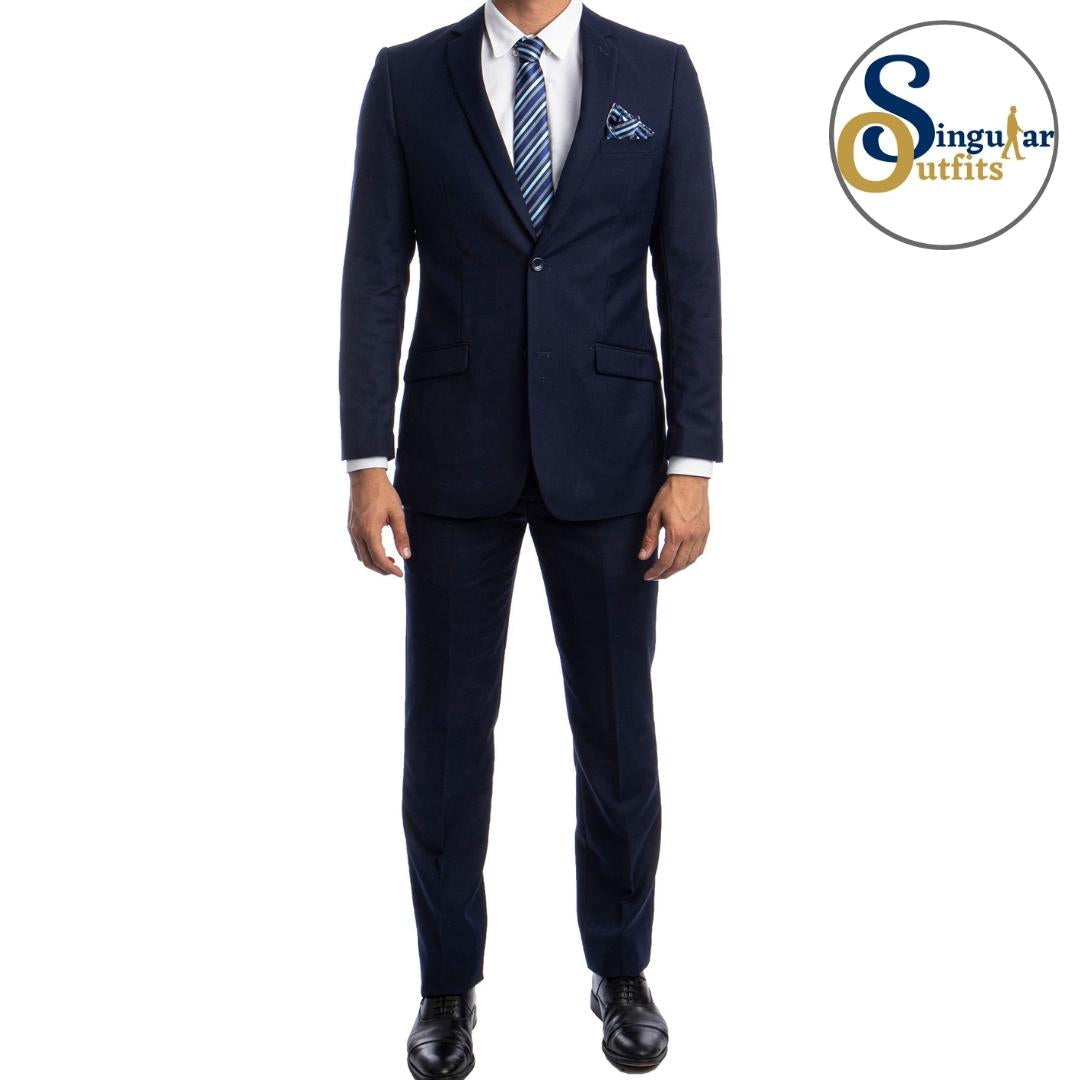 Traje Formal de Dos Piezas Corte Ajustado de Hombre Solapa de Muesca SO-M276S02 Two Piece Formal Suit Slim Fit for Men Notch Lapel