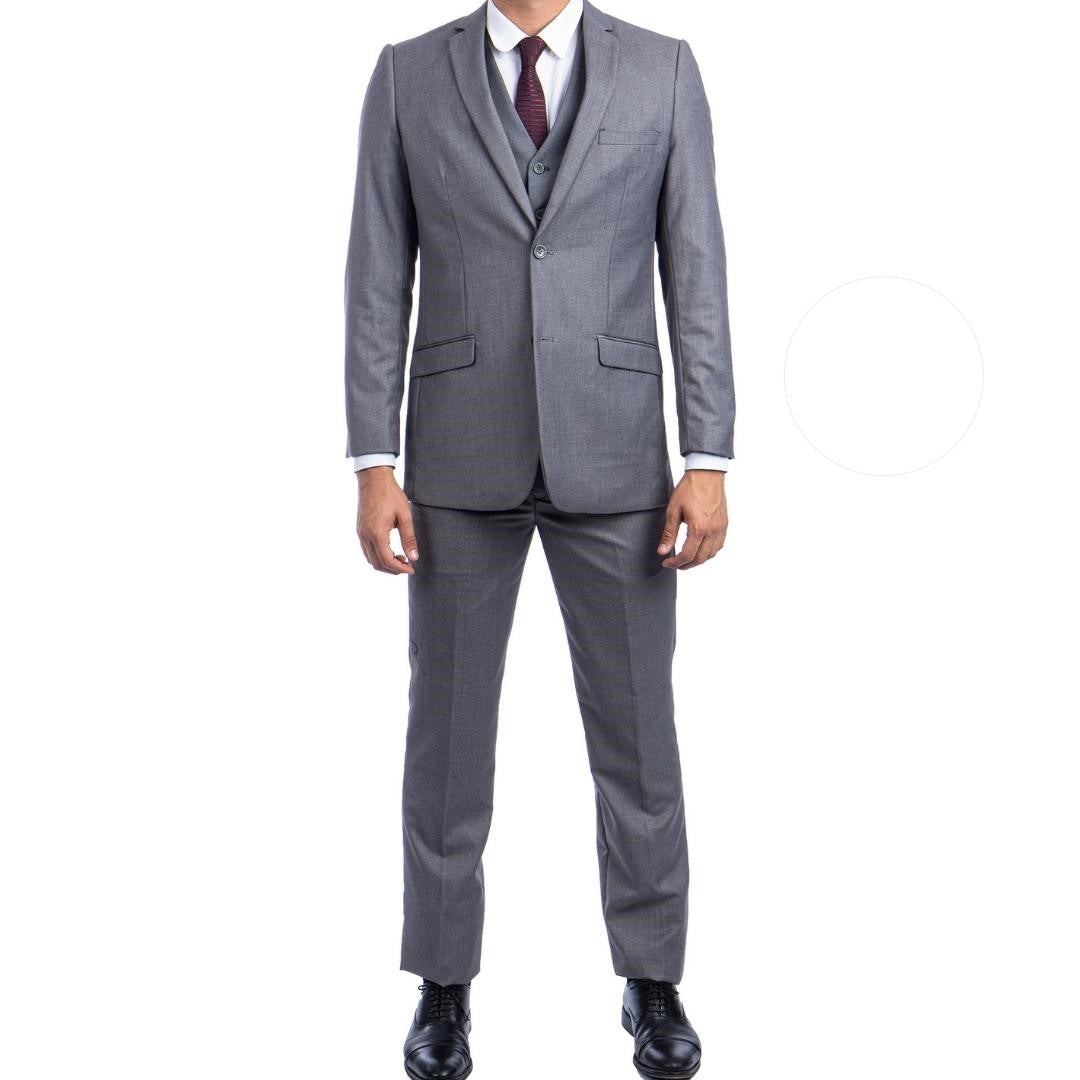 Traje Formal de Dos Piezas Corte Ajustado de Hombre Solapa de Muesca SO-M276S03 Two Piece Formal Suit Slim Fit for Men Notch Lapel