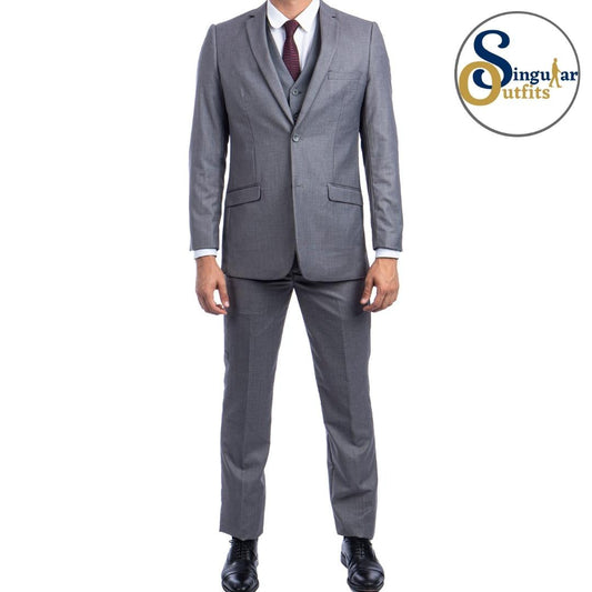 Traje Formal de Dos Piezas Corte Ajustado de Hombre Solapa de Muesca SO-M276S03 Two Piece Formal Suit Slim Fit for Men Notch Lapel