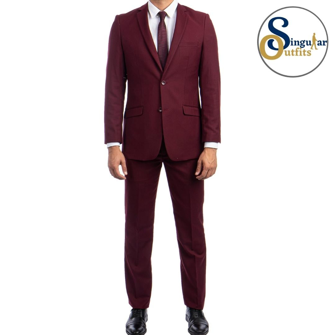 Traje Formal de Dos Piezas Corte Ajustado de Hombre Solapa de Muesca SO-M276S04 Two Piece Formal Suit Slim Fit for Men Notch Lapel