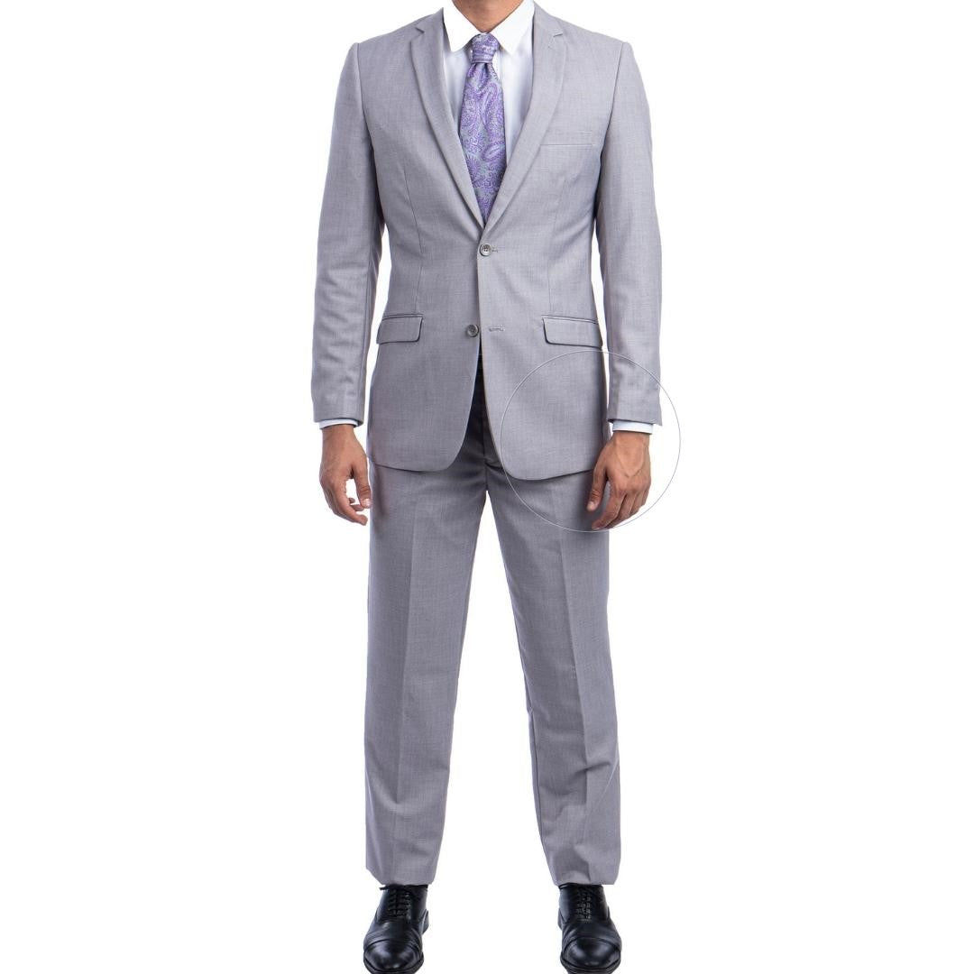 Traje Formal de Dos Piezas Corte Ajustado de Hombre Solapa de Muesca SO-M276S05 Two Piece Formal Suit Slim Fit for Men Notch Lapel