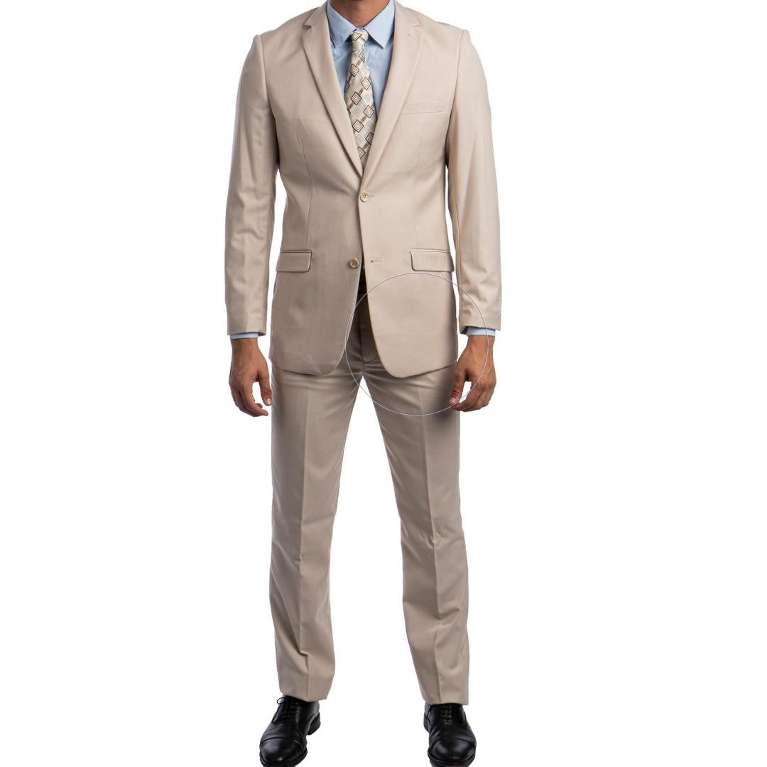 Traje Formal de Dos Piezas Corte Ajustado de Hombre Solapa de Muesca SO-M276S06 Two Piece Formal Suit Slim Fit for Men Notch Lapel