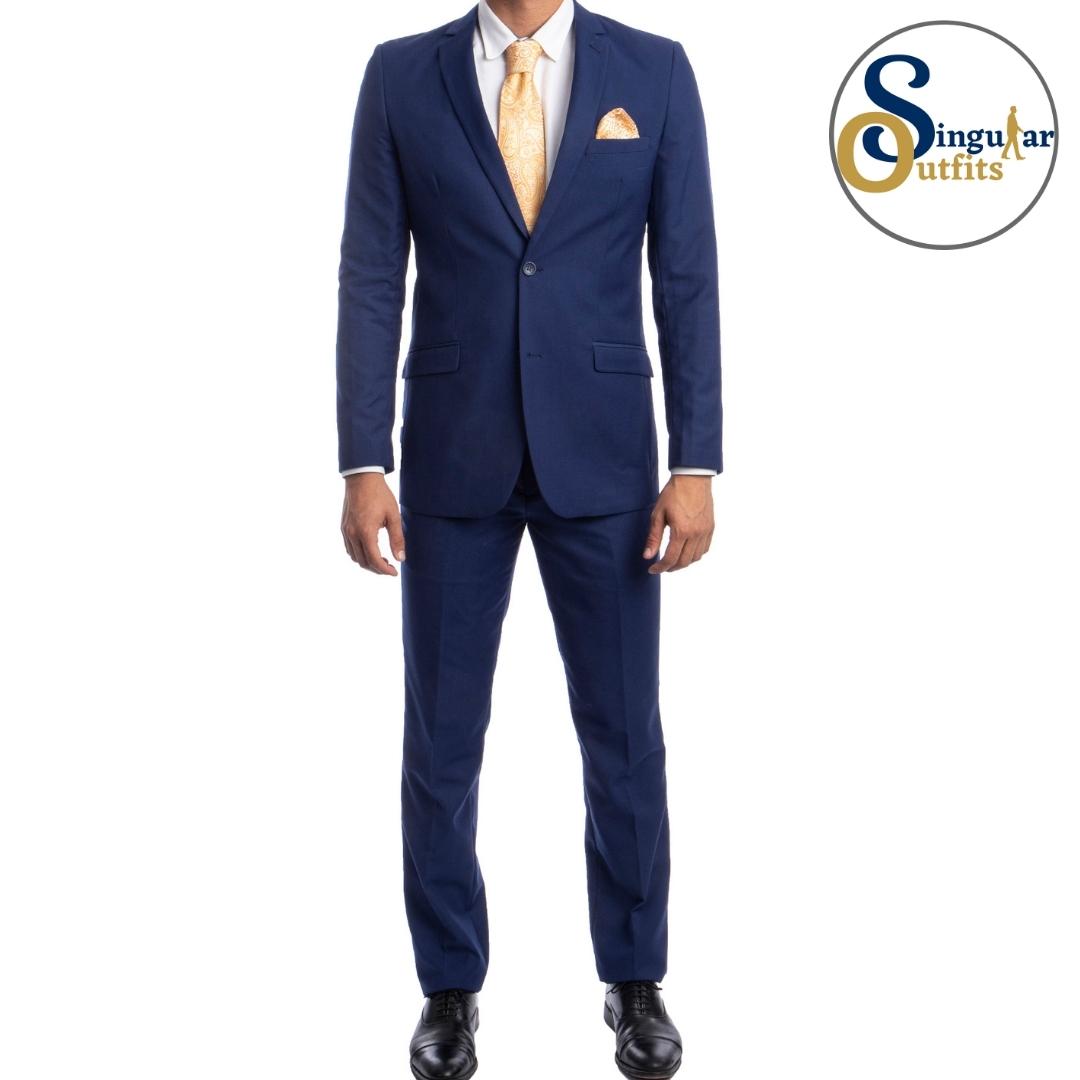 Traje Formal de Dos Piezas Corte Ajustado de Hombre Solapa de Muesca SO-M276S07 Two Piece Formal Suit Slim Fit for Men Notch Lapel