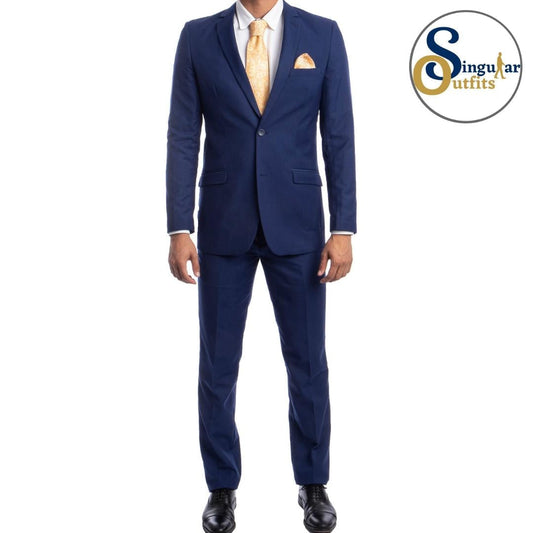 Traje Formal de Dos Piezas Corte Ajustado de Hombre Solapa de Muesca SO-M276S07 Two Piece Formal Suit Slim Fit for Men Notch Lapel