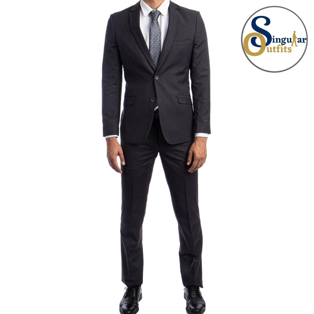 Traje Formal de Dos Piezas Corte Ajustado de Hombre Solapa de Muesca SO-M276S09 Two Piece Formal Suit Slim Fit for Men Notch Lapel