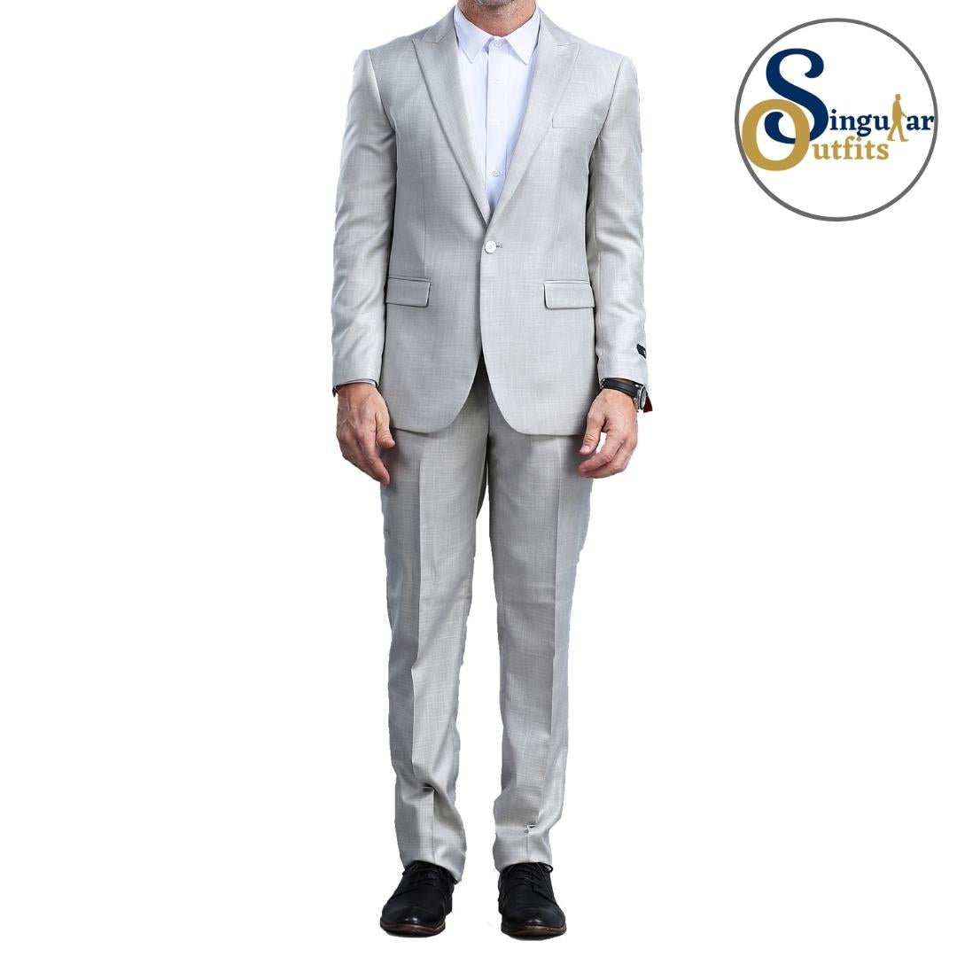 Traje Formal de Dos Piezas Corte Ajustado de Hombre Solapa de Muesca SO-M294S01 Two Piece Formal Suit Slim Fit for Men Notch Lapel