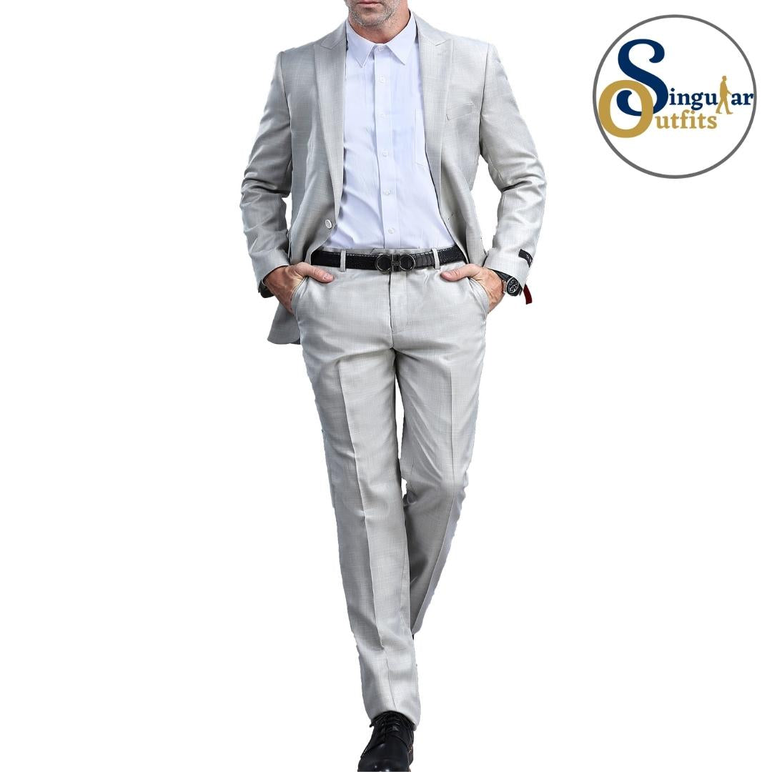 Traje Formal de Dos Piezas Corte Ajustado de Hombre Solapa de Muesca SO-M294S01 Two Piece Formal Suit Slim Fit for Men Notch Lapel