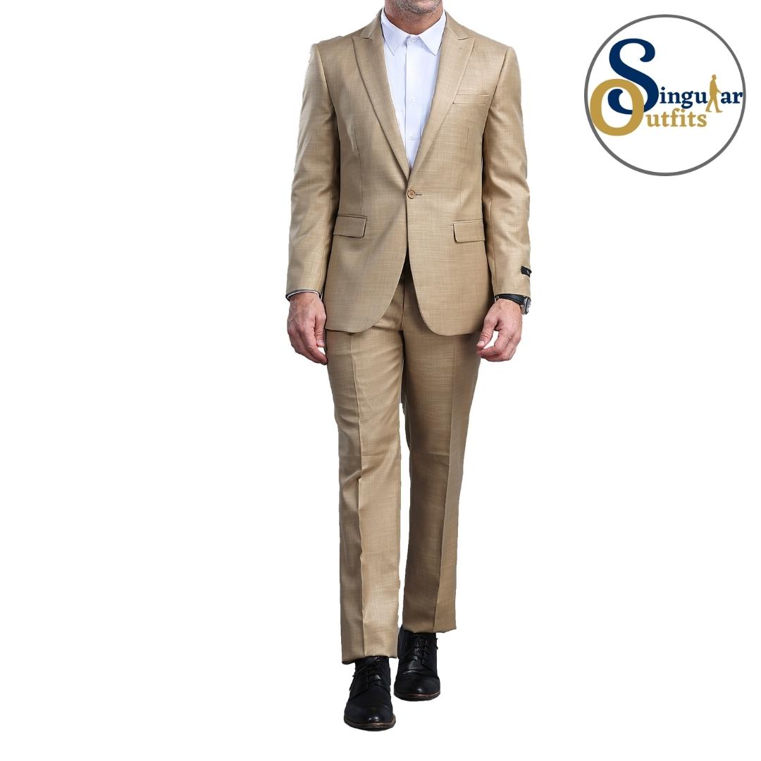 Traje Formal de Dos Piezas Corte Ajustado de Hombre Solapa de Muesca SO-M294S02 Two Piece Formal Suit Slim Fit for Men Notch Lapel