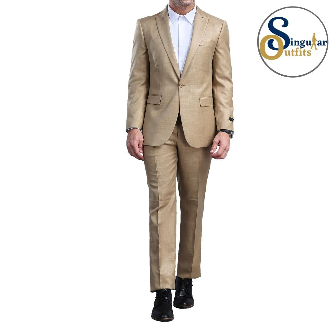Traje Formal de Dos Piezas Corte Ajustado de Hombre Solapa de Muesca SO-M294S02 Two Piece Formal Suit Slim Fit for Men Notch Lapel