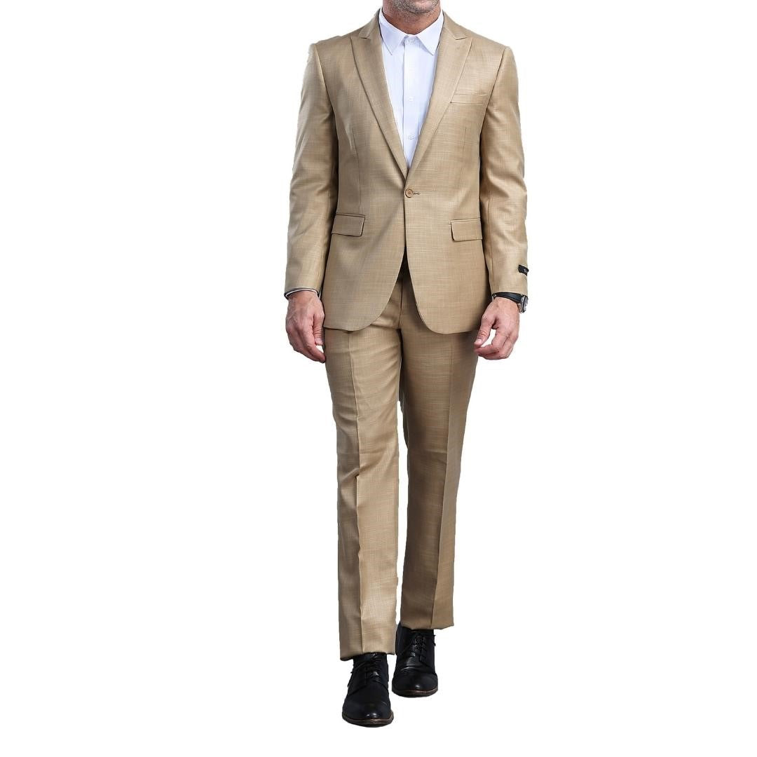 Traje Formal de Dos Piezas Corte Ajustado de Hombre Solapa de Muesca SO-M294S02 Two Piece Formal Suit Slim Fit for Men Notch Lapel