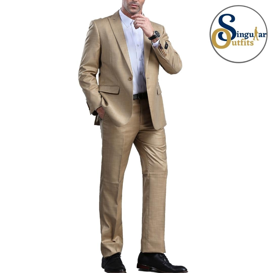 Traje Formal de Dos Piezas Corte Ajustado de Hombre Solapa de Muesca SO-M294S02 Two Piece Formal Suit Slim Fit for Men Notch Lapel