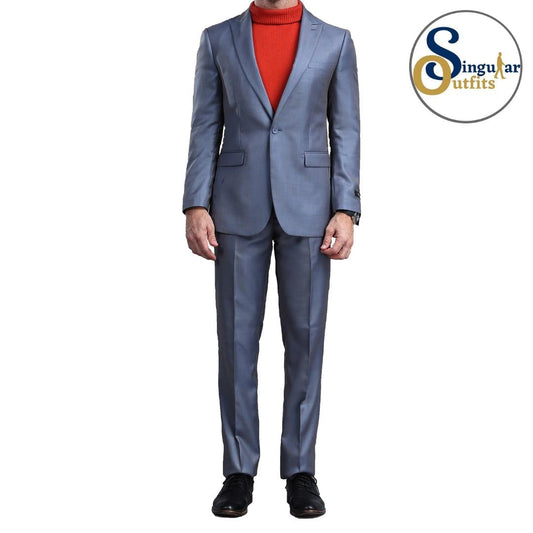 Traje Formal de Dos Piezas Corte Ajustado de Hombre Solapa de Muesca SO-M294S03 Two Piece Formal Suit Slim Fit for Men Notch Lapel