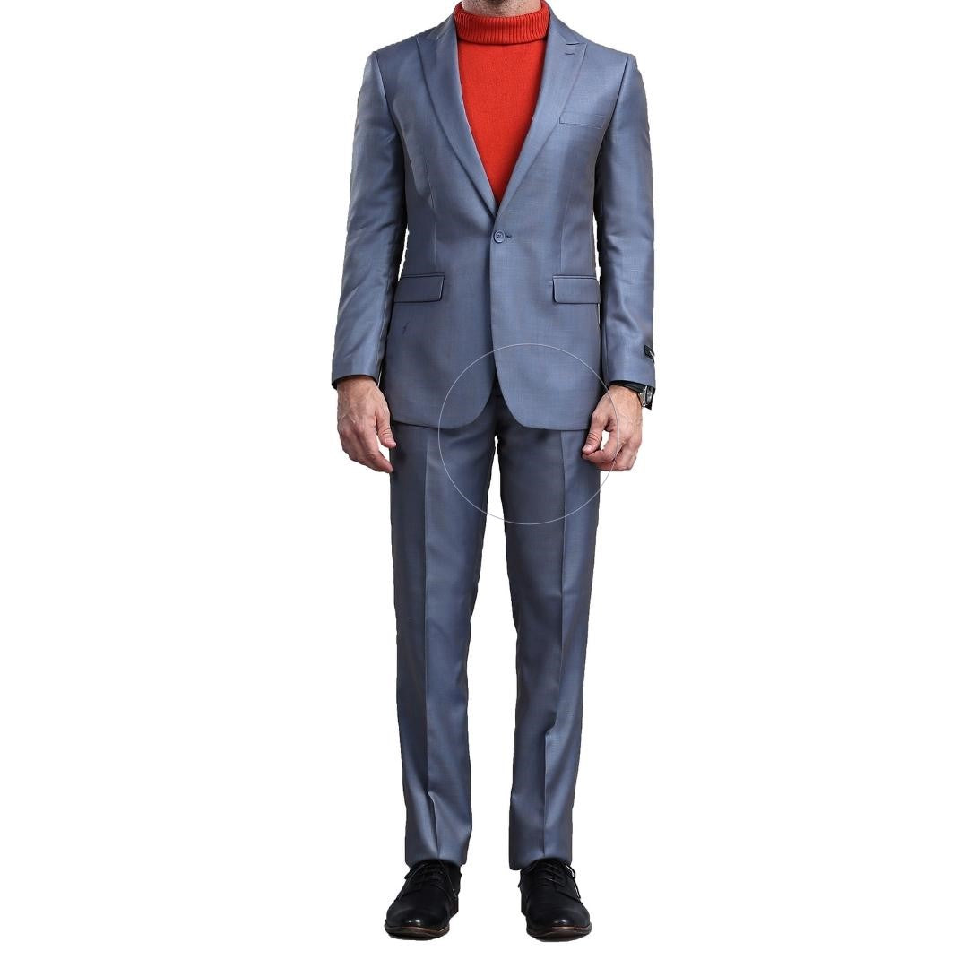 Traje Formal de Dos Piezas Corte Ajustado de Hombre Solapa de Muesca SO-M294S03 Two Piece Formal Suit Slim Fit for Men Notch Lapel