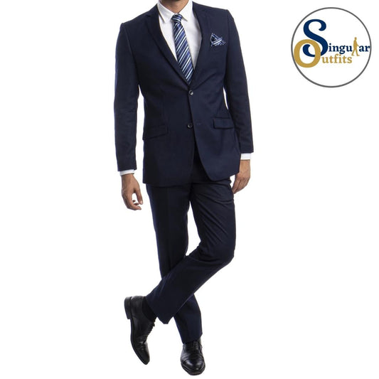 Traje Formal de Dos Piezas Corte Clásico de Hombre Solapa de Muesca SO-M30106 Two Piece Formal Suit Classic Fit for Men Notch Lapel
