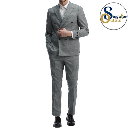 Traje Formal de Dos Piezas Corte Delgado de Hombre Solapa de pico SO-M338SK01 Two Piece Formal Suit Skinny Fit for Men Peak Lapel