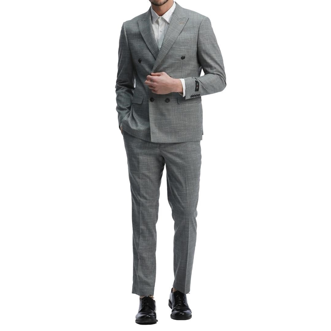 Traje Formal de Dos Piezas Corte Delgado de Hombre Solapa de pico SO-M338SK01 Two Piece Formal Suit Skinny Fit for Men Peak Lapel