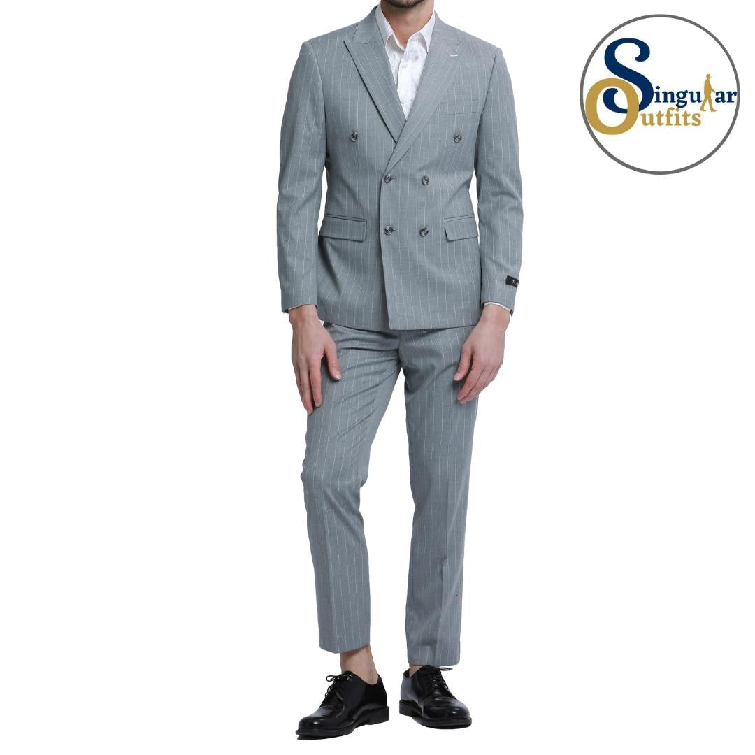 Traje Formal de Dos Piezas Corte Delgado de Hombre Solapa de pico SO-M340SK01 Two Piece Formal Suit Skinny Fit for Men Peak Lapel