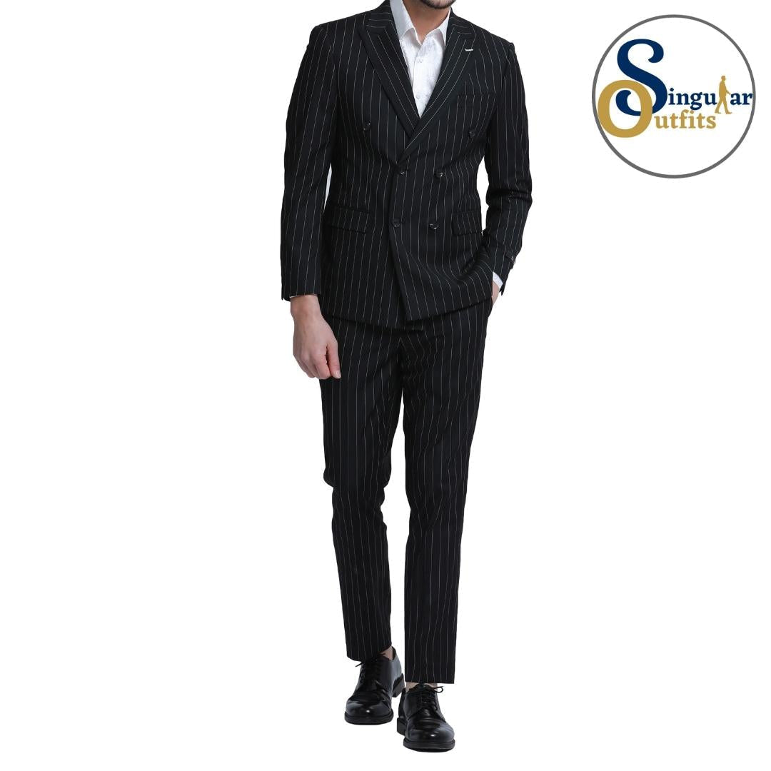 Traje Formal de Dos Piezas Corte Delgado de Hombre Solapa de pico SO-M340SK03 Two Piece Formal Suit Skinny Fit for Men Peak Lapel