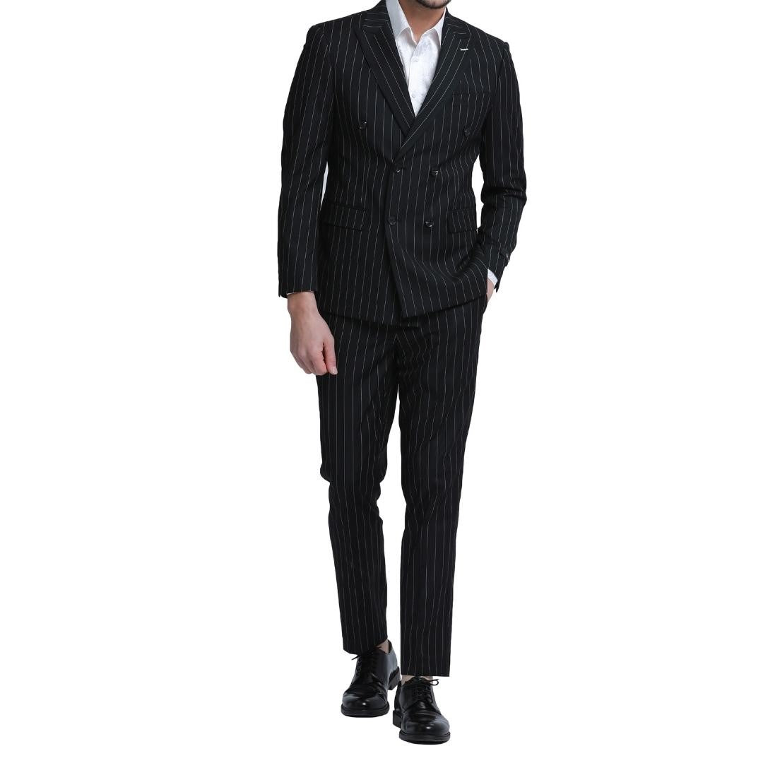 Traje Formal de Dos Piezas Corte Delgado de Hombre Solapa de pico SO-M340SK03 Two Piece Formal Suit Skinny Fit for Men Peak Lapel