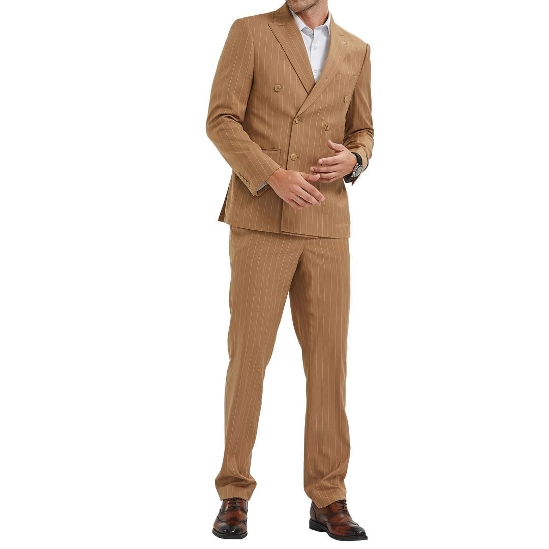 Traje Formal de Dos Piezas Corte Delgado de Hombre Solapa de pico SO-M340SK04 Two Piece Formal Suit Skinny Fit 