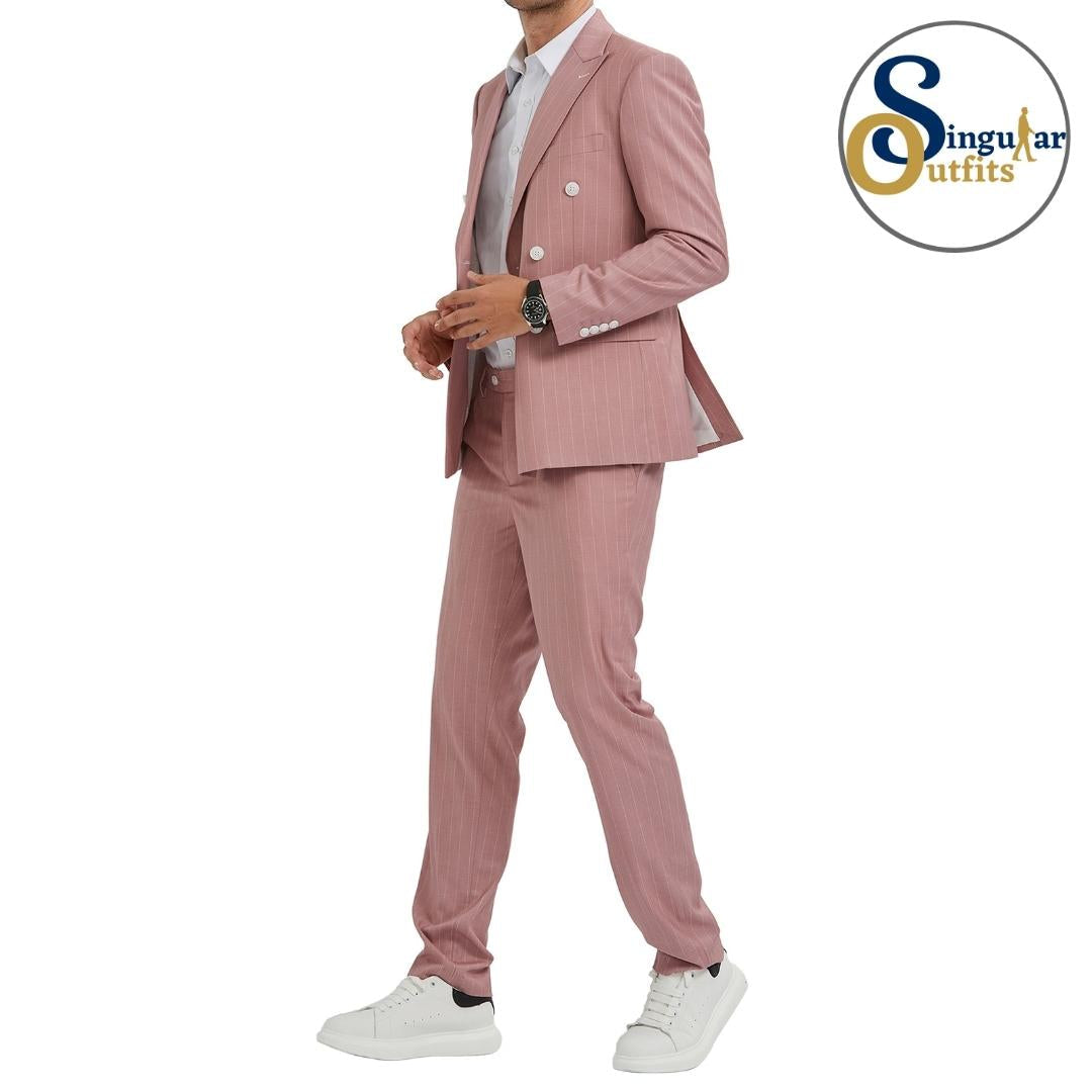 Traje Formal de Dos Piezas Corte Delgado de Hombre Solapa de pico SO-M340SK07 Two Piece Formal Suit Skinny Fit for Men Peak Lapel