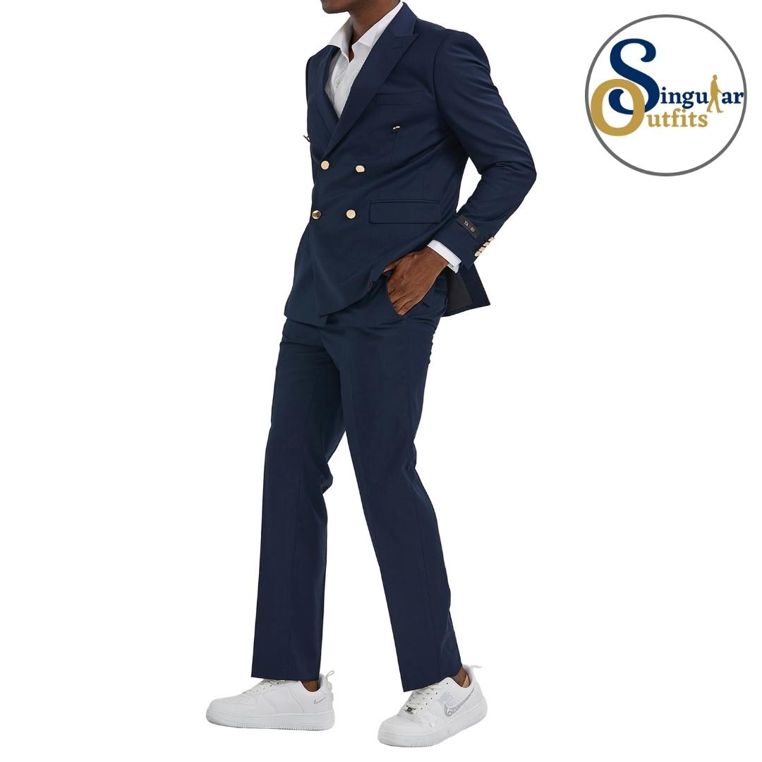 Traje Formal de Dos Piezas Corte Delgado de Hombre Solapa de pico SO-M356SK02 Two Piece Formal Suit Skinny Fit for Men Peak Lapel