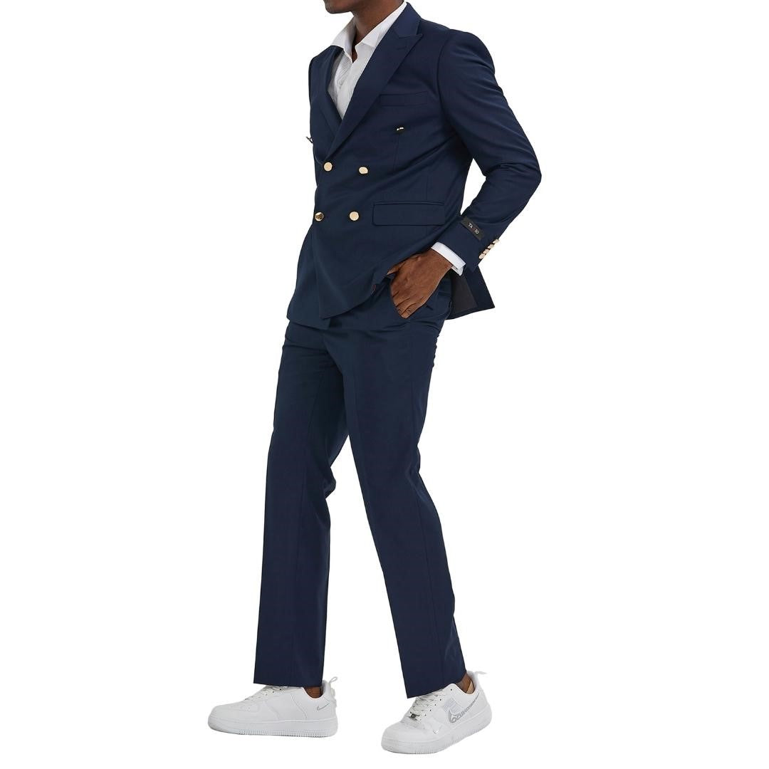 Traje Formal de Dos Piezas Corte Delgado de Hombre Solapa de pico SO-M356SK02 Two Piece Formal Suit Skinny Fit