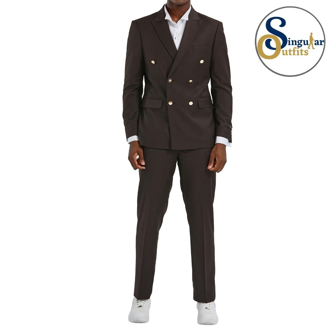 Traje Formal de Dos Piezas Corte Delgado de Hombre Solapa de pico SO-M356SK03 Two Piece Formal Suit Skinny Fit for Men Peak Lapel