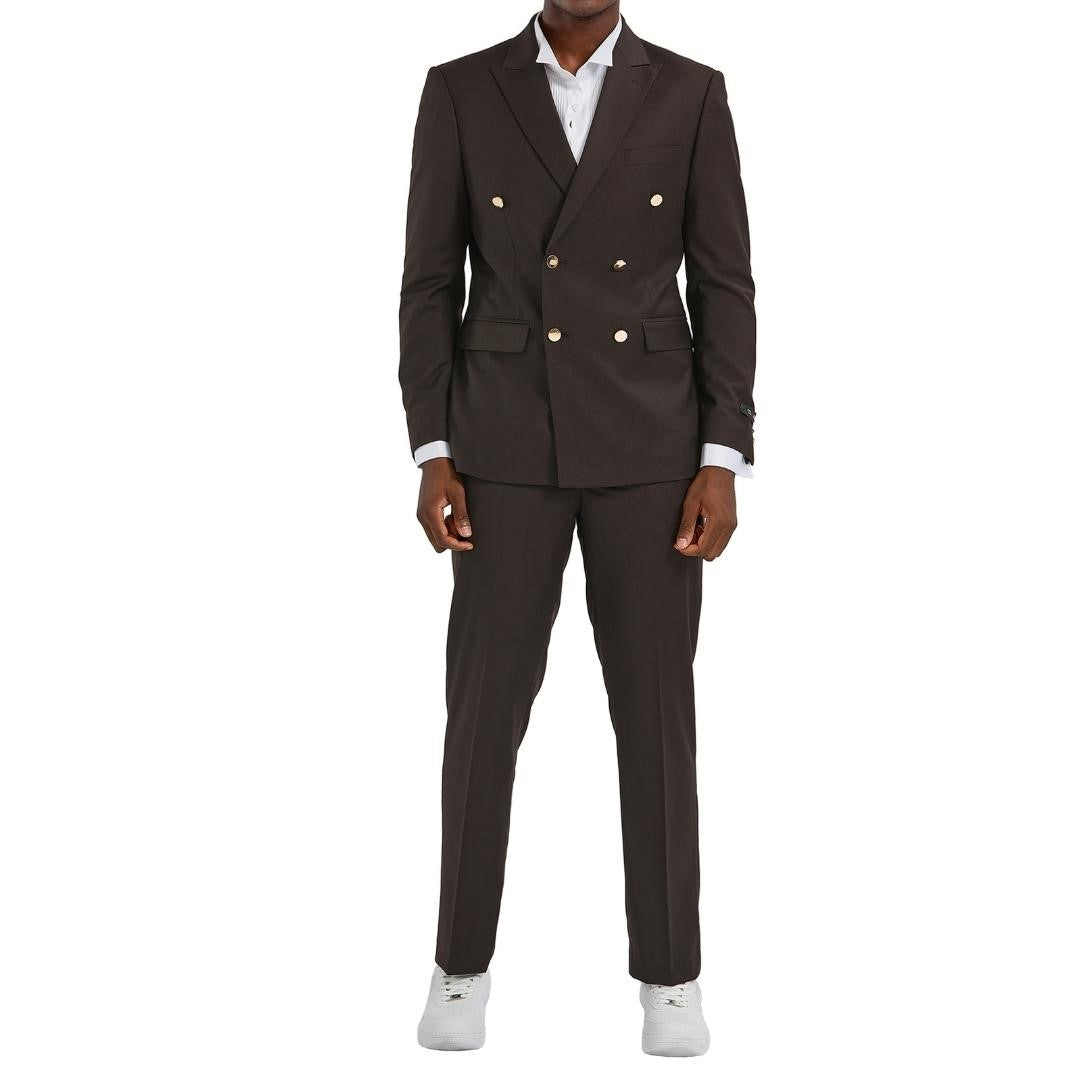 Traje Formal de Dos Piezas Corte Delgado de Hombre Solapa de pico SO-M356SK03 Two Piece Formal Suit Skinny Fit