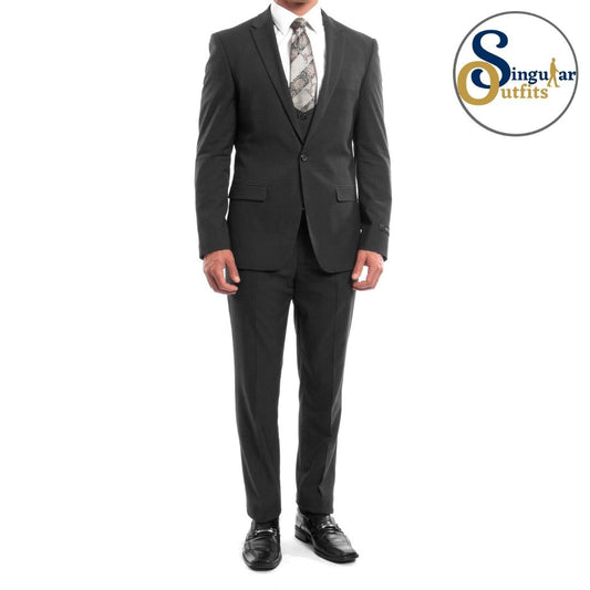 Traje Formal de Tres Piezas Corte Ajustado de hombre solapa de pico SO-M255US02 Three Piece Formal Suit Slim Fit for Men Peak Lapel